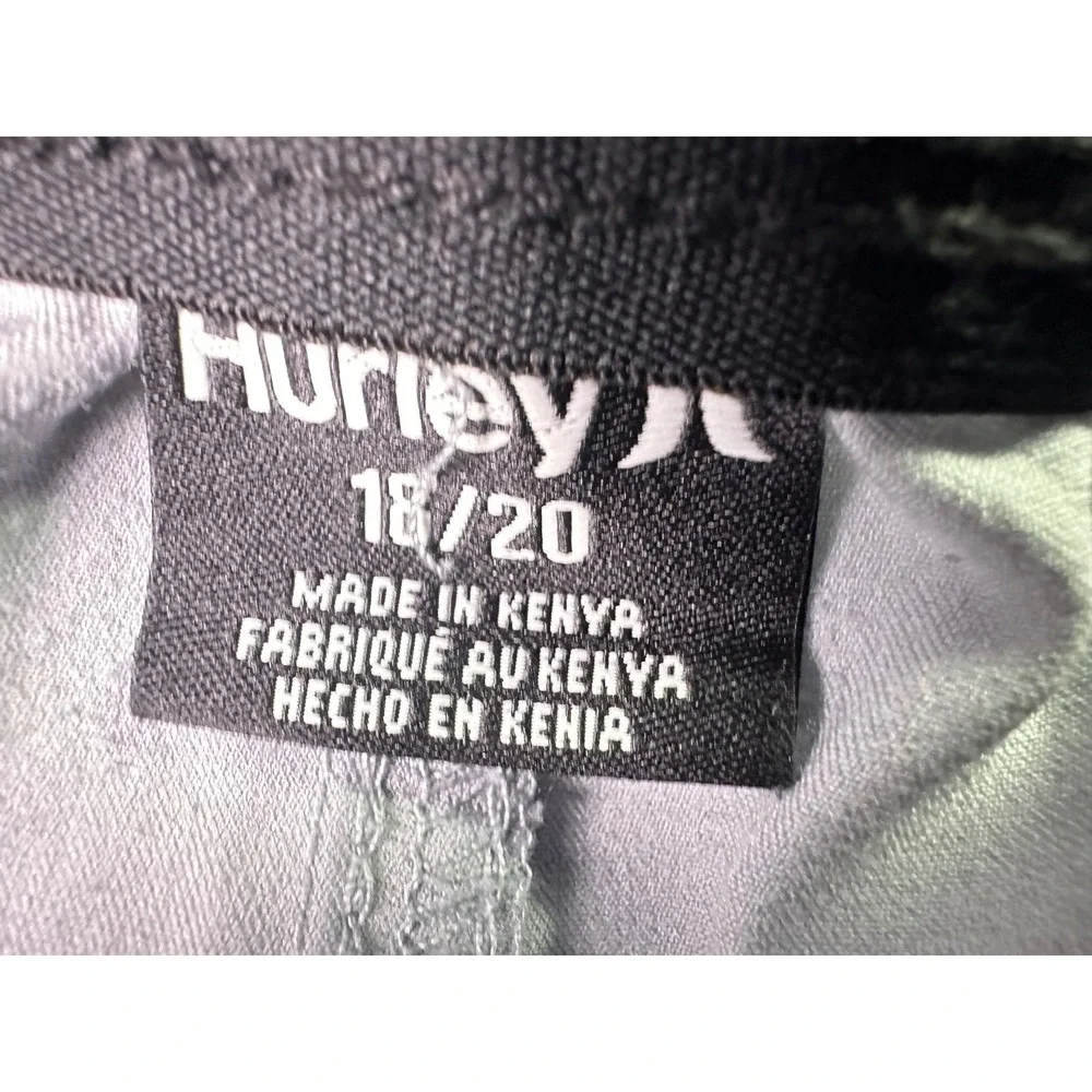 Hurley Boys Hybrid Shorts Size XL‎ 18/20 Gray Boardshorts Swim Trunks Walkshorts